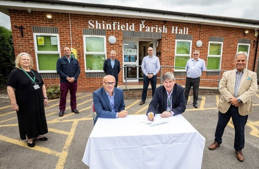 shinfield centre contract signing